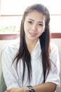 Asia thai woman smile Royalty Free Stock Photo