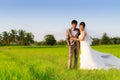 Asia Wedding couple Royalty Free Stock Photo