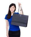 Asia woman holding shopping bag