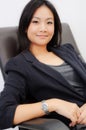 Asia young business woman
