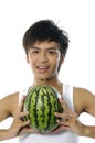 Asia young man Royalty Free Stock Photo