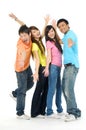 Asia young people Royalty Free Stock Photo