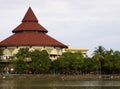 Asian architecture building like a temple