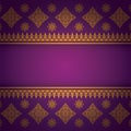 Asian Art Background, Thai art pattern vector.