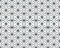 Asian asanoha seamless pattern with hemp leaves.