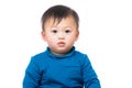 Asian baby boy isolated