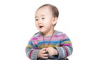 Asian baby boy smile Royalty Free Stock Photo