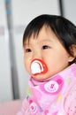 A Asian baby girl Royalty Free Stock Photo