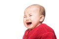 Asian baby girl crying Royalty Free Stock Photo