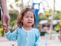 Asian baby girl crying Royalty Free Stock Photo