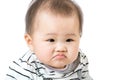 Asian baby pout lip