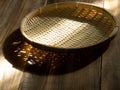 Asian bamboo food basket