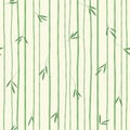 Asian bamboo pattern, seamless vector illustration.