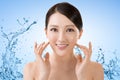 Asian beauty face Royalty Free Stock Photo