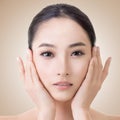 Asian beauty face Royalty Free Stock Photo