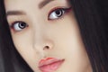 Asian beauty woman with creative make-up. Close-up portrait. Royalty Free Stock Photo