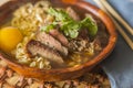 Asian Beef Ramen Royalty Free Stock Photo