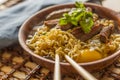 Asian Beef Ramen Royalty Free Stock Photo