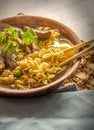 Asian Beef Ramen Royalty Free Stock Photo