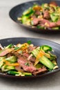 Asian beef salad vertical