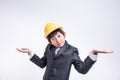 Asian boy businessman Royalty Free Stock Photo