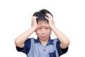 Asian boy crying Royalty Free Stock Photo