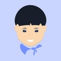 Asian Boy Face Isolated