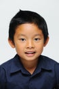 Asian Boy looking at camera Royalty Free Stock Photo