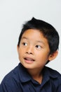 Asian boy looking cute Royalty Free Stock Photo