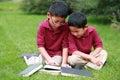 Asian Boys With Books