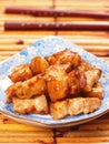 Asian braised pork belly Royalty Free Stock Photo
