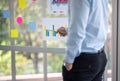 Asian business co-worker people talking in the meeting room Royalty Free Stock Photo