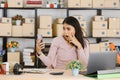 Asian business lady at office