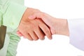 Asian business people shaking hands Royalty Free Stock Photo