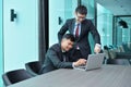 Asian Business people working together in front of laptop in meeting room