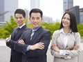 Asian business team