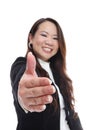 Asian Business Woman Handshake Royalty Free Stock Photo