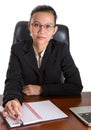 Asian Businesswoman With Glasses III Royalty Free Stock Photo