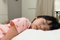 Asian child sleeping