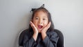 asian child surprised Royalty Free Stock Photo