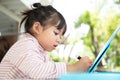 Asian Children learn to draw in the classroom Royalty Free Stock Photo