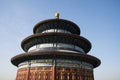 Asian China, Beijing, historic buildings, Tiantan Park, the hall of prayer for good harvests Royalty Free Stock Photo