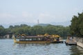 Asian China, Beijing, the Summer Palace, Kunming lake, boats