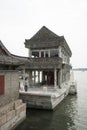 Asian China, Beijing, the Summer Palace, stone boat