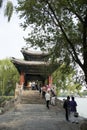 Asian China, Beijing, the Summer Palace, xi di , bridge, Pavilion