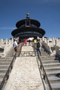 Asian China, Beijing, Tiantan Park, the hall of prayer for good harvests Royalty Free Stock Photo