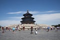 Asian China, Beijing, Tiantan Park, the hall of prayer for good harvests Royalty Free Stock Photo