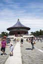 Asian China, Beijing, Tiantan Park, the imperial vault of heaven, historical buildings