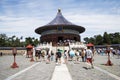 Asian China, Beijing, Tiantan Park, the imperial vault of heaven, historical buildings Royalty Free Stock Photo