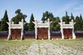 Asian China, Beijing, Tiantan Park, lingxing door, historical buildings